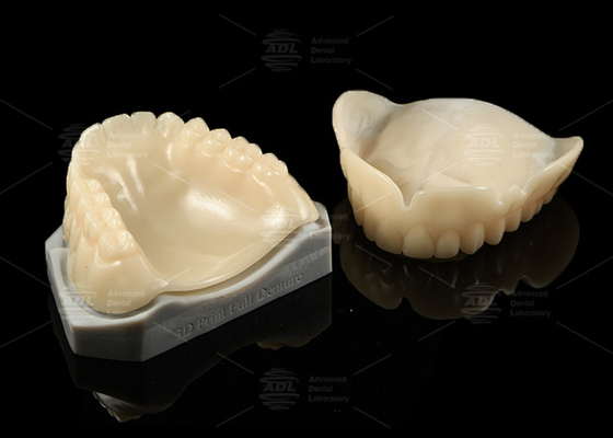 ซื้อ 3D Printed Dentures ทดลองใช้ใน Biocompatible A1/A2/A3 เหมาะสมอย่างสมบูรณ์แบบและปิด การผลิตออนไลน์